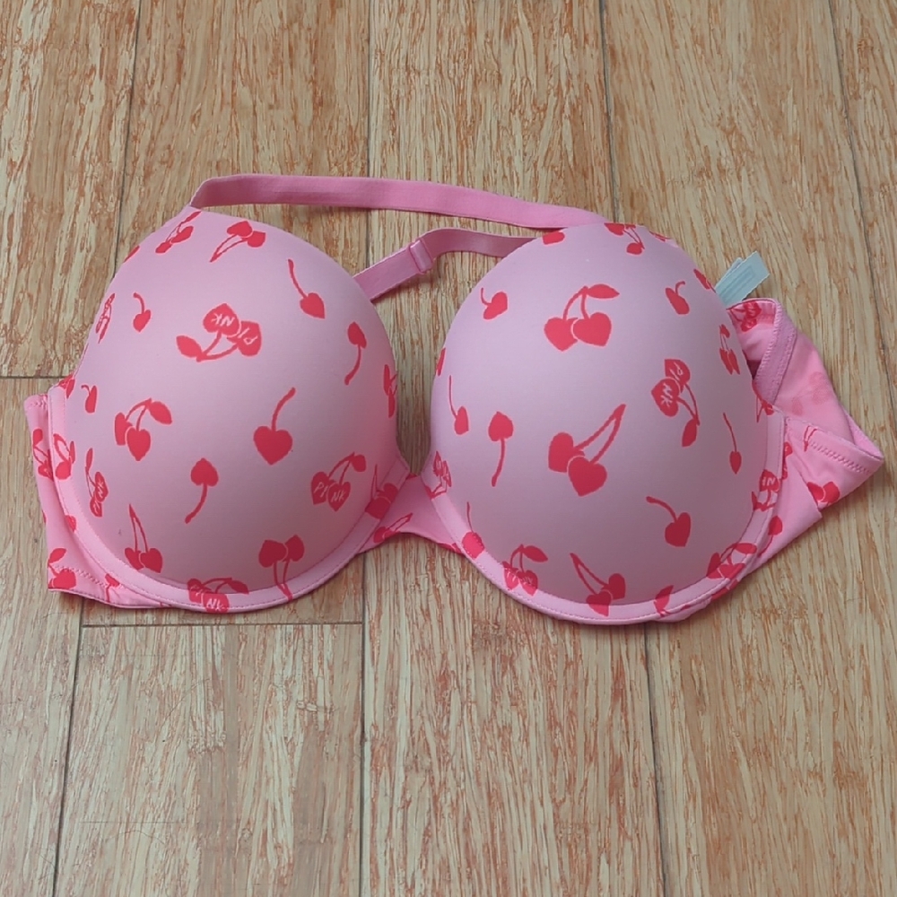 Victoria's Secret Pink Cherry Pattern Bra